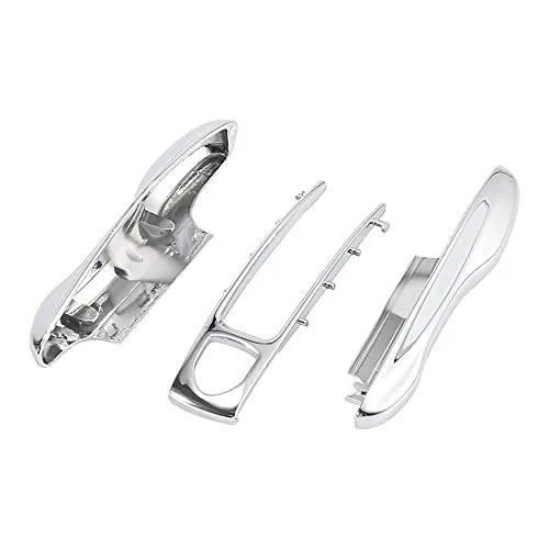 1 Set Silver Tone Painted Key Cover Fob Shell Cover for Porsche Panamera Cayenne Taycan
