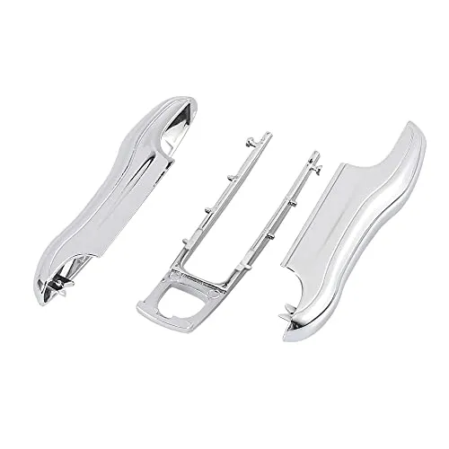 1 Set Silver Tone Painted Key Cover Fob Shell Cover for Porsche Panamera Cayenne Taycan
