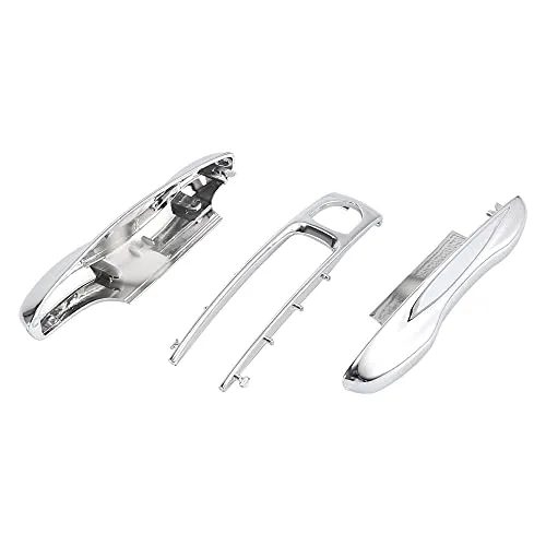 1 Set Silver Tone Painted Key Cover Fob Shell Cover for Porsche Panamera Cayenne Taycan