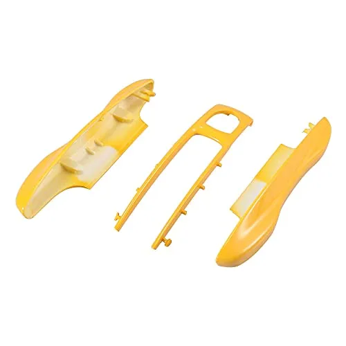 1 Set Yellow Painted Key Cover Fob Shell Cover for Porsche Panamera Cayenne Taycan