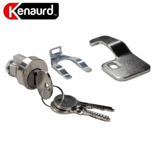 10 x USPS Mailbox Lock - Clockwise - HL1 Keyway - Keyed Different - US14 Bright Nickel (Pack of 10)