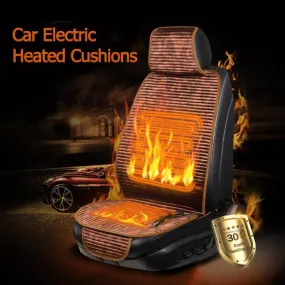 12v Car Electric Heated Cushion Auto Supplies Heated Pad Car Heating Pad Winter Thermal Seatpad Interface Car Heating Seat Cover