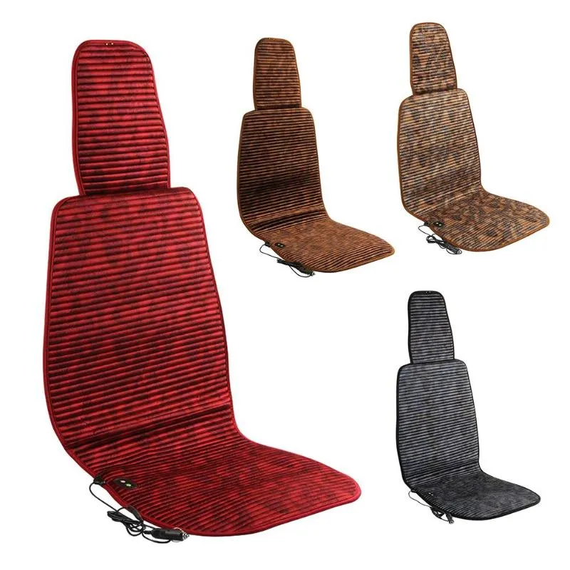 12v Car Electric Heated Cushion Auto Supplies Heated Pad Car Heating Pad Winter Thermal Seatpad Interface Car Heating Seat Cover