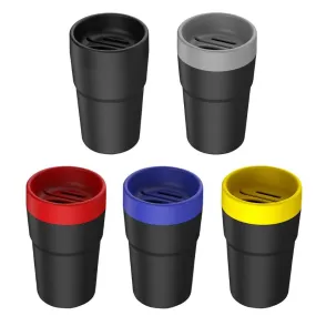1Pcs Car Storage Box Trash Can Car Coin Storage Organizer Mini Garbage Can Tissue Case Card Holder Mutil Color Car Styling