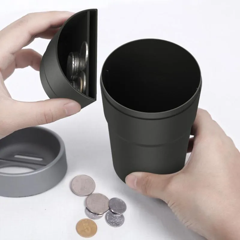 1Pcs Car Storage Box Trash Can Car Coin Storage Organizer Mini Garbage Can Tissue Case Card Holder Mutil Color Car Styling