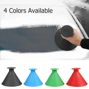1Pcs Magic Ice Remover Cone Shaped Ice Scraper Shovel Outdoor Funnel Windshield Snow Remover Car Tool Ice Scraper Car Styling