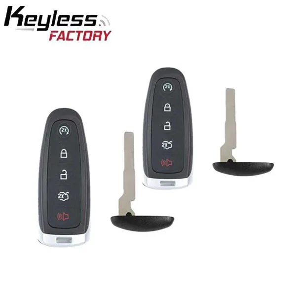 2 x 2013-2020 Ford / 5-Button Smart Key / PEPS / PN: 164-R7995 / M3N5WY8609 (AFTERMARKET) (Bundle of 2)
