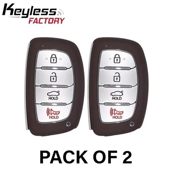 2 x 2015-2017 Hyundai Sonata / 4-Button Smart Key / PN: 95440-C1001 / CQOFD00120 (AFTERMARKET) (Bundle of 2)