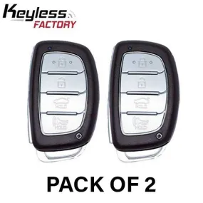 2 x 2017-2019 Hyundai Sonata / 4-Button Smart Key / PN: 95440-C1500NNA / CQOFD00120  (AFTERMARKET)  (Bundle of 2)