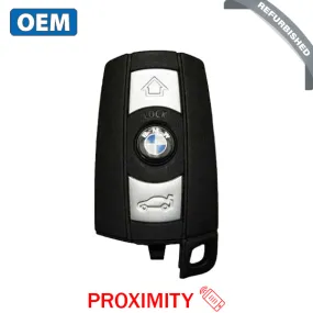 2004-2010 BMW 3 / 5 Series / 3-Button Smart Key / PN: 926886-02 / KR55WK49147 / CAS3 / Comfort Access / 315MHz (OEM Refurb)