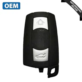 2004-2010 BMW / 3-Button Smart Key / PN: 926886-02 / KR55WK49147 (OEM Recase)