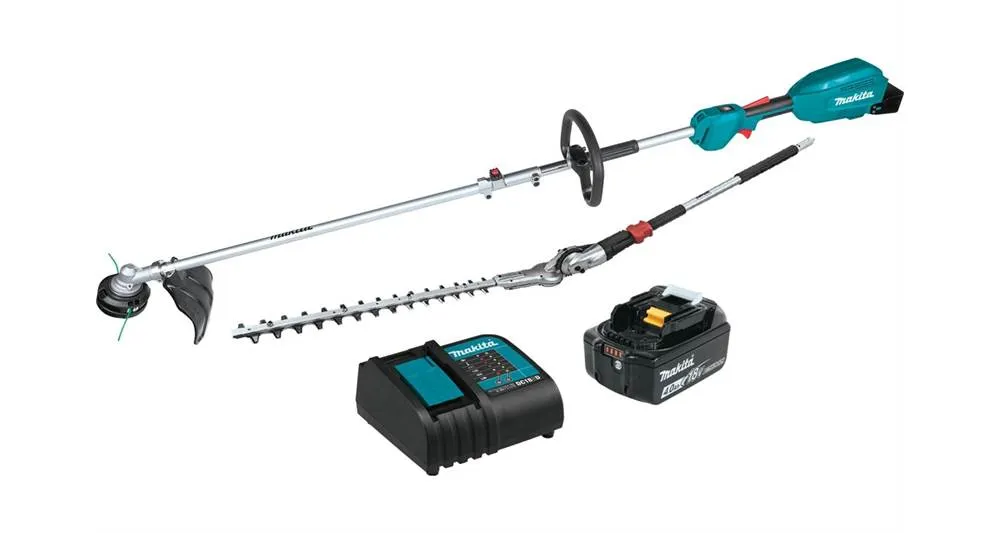 2021 Makita 18V LXT® Lithium-Ion Brushless Cordless Couple Shaft Power Head Kit w/ 13" String Trimmer & 20" Hedg