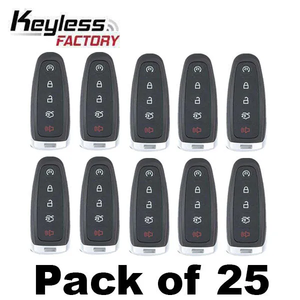 25 x 2013-2020 Ford / 5-Button Smart Key / PEPS / PN: 164-R7995 / M3N5WY8609 (AFTERMARKET) (Bundle of 25)