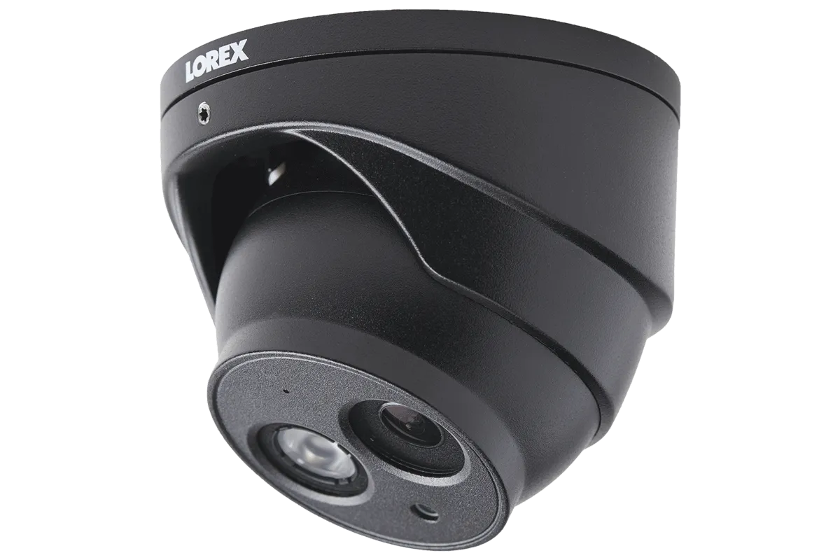 4K Nocturnal IP NVR System with Eight 4K Audio Dome Cameras and 200FT Night Vision