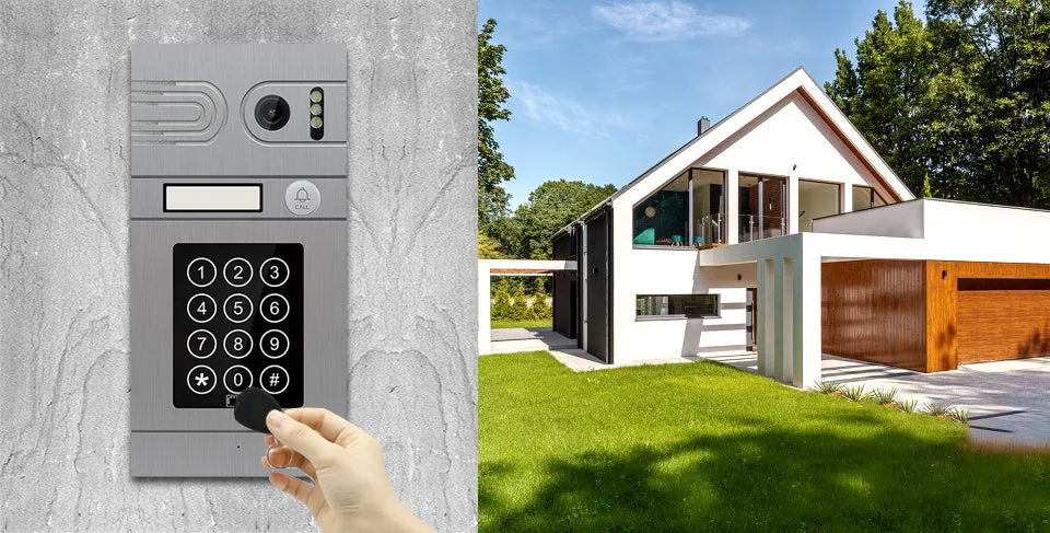 7 inch 1080P WiFi Video Doorbell Camera Tuya Smart Home Video Intercom with Night Vision Motion Detection Camera for Home Security