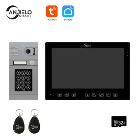 7 inch 1080P WiFi Video Doorbell Camera Tuya Smart Home Video Intercom with Night Vision Motion Detection Camera for Home Security