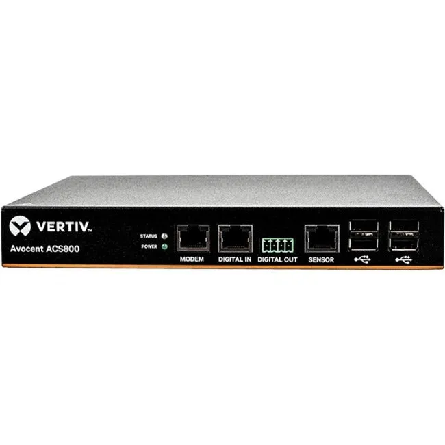 8-Port ACS800 Serial Console with external AC/DC Power Brick - US Power Cord