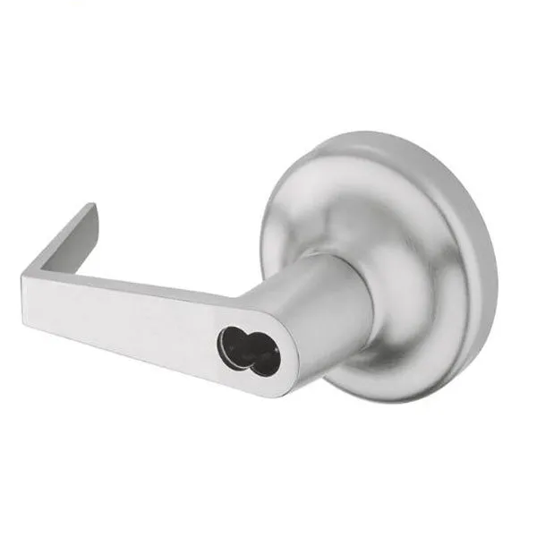 Accentra (Formerly Yale) - AU446F - Exit Device Lever Trim - Classroom - Augusta Lever - SFIC - Less Core - Satin Chrome - Grade 1