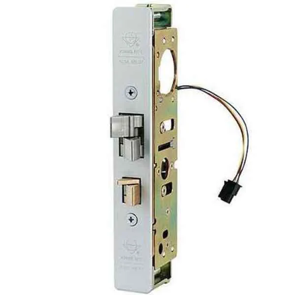 Adams Rite - Steel Hawk 4300 E-Latch - Electrified Deadlatch - 31/32" Backset - Surface Mount - Std Jamb - Aluminum - 12 /16 / 24 VDC