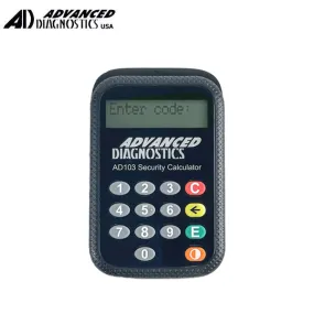 Advanced Diagnostics - ADA103 - SmartCard Calculator Device (No Card Included)
