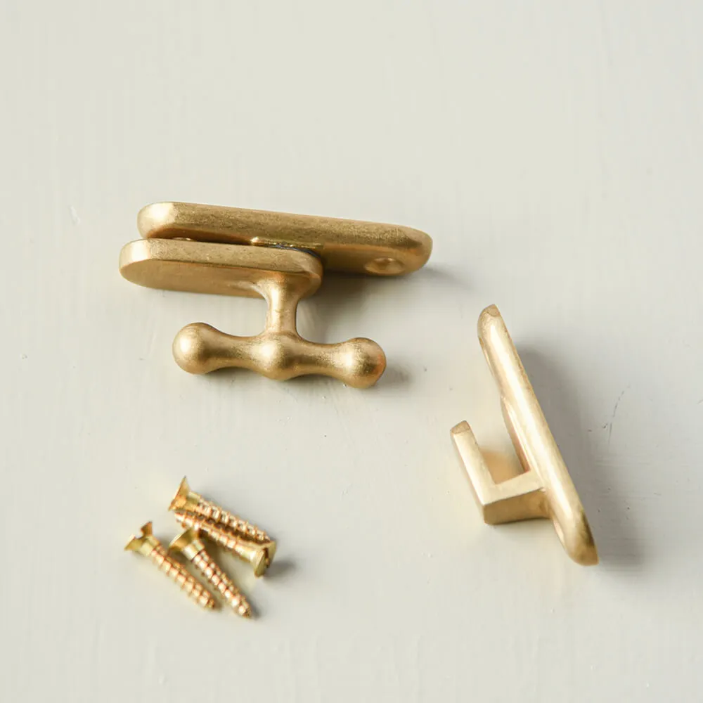 Aged Brass Cupboard Catch