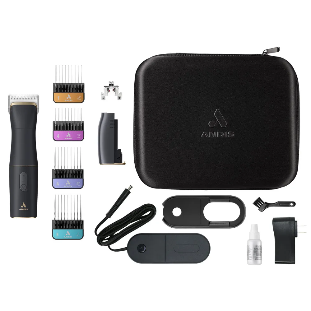 Andis beSPOKE Cordless Clipper - with 2 Batteries and Case