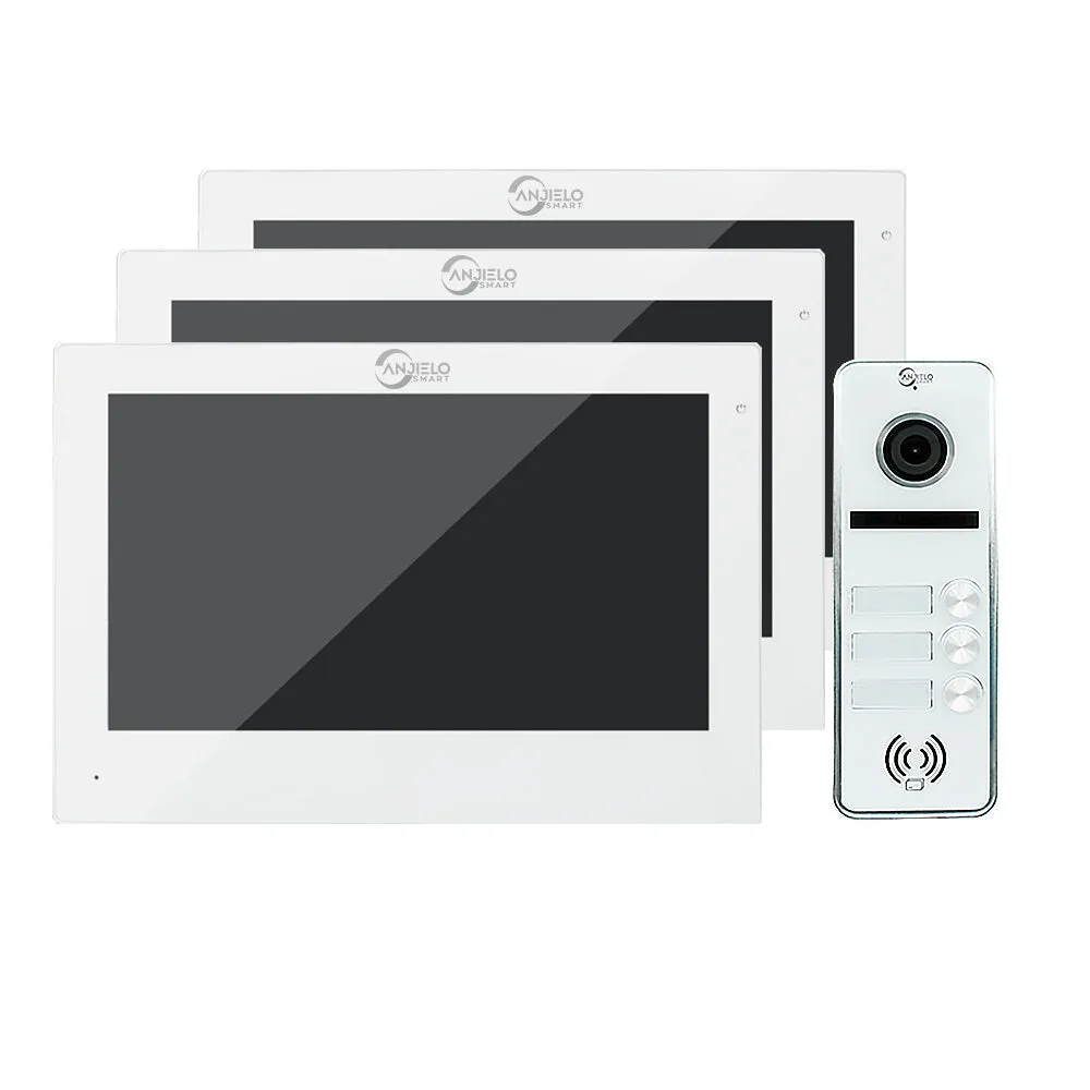 Anjielo Smart Touch Monitor 7 inch 2-door or 3-door Doorbell Video intercom For Apartment