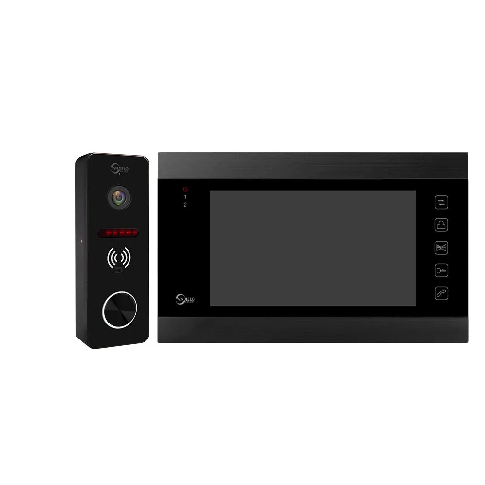 Anjielosmart 1080p 7 Inch Video Intercom Smart Home Security Protection Handsfree Smart Home Waterproof Doorbell Camera