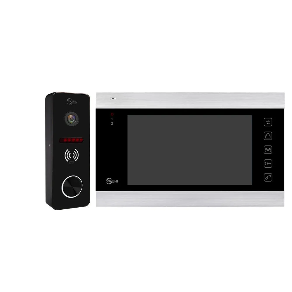 Anjielosmart 1080p 7 Inch Video Intercom Smart Home Security Protection Handsfree Smart Home Waterproof Doorbell Camera