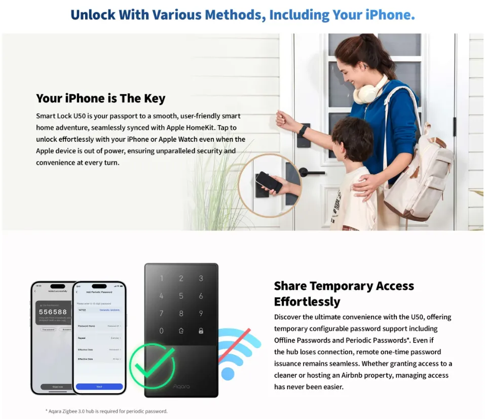 Aqara Smart Lock U50 (with installation)