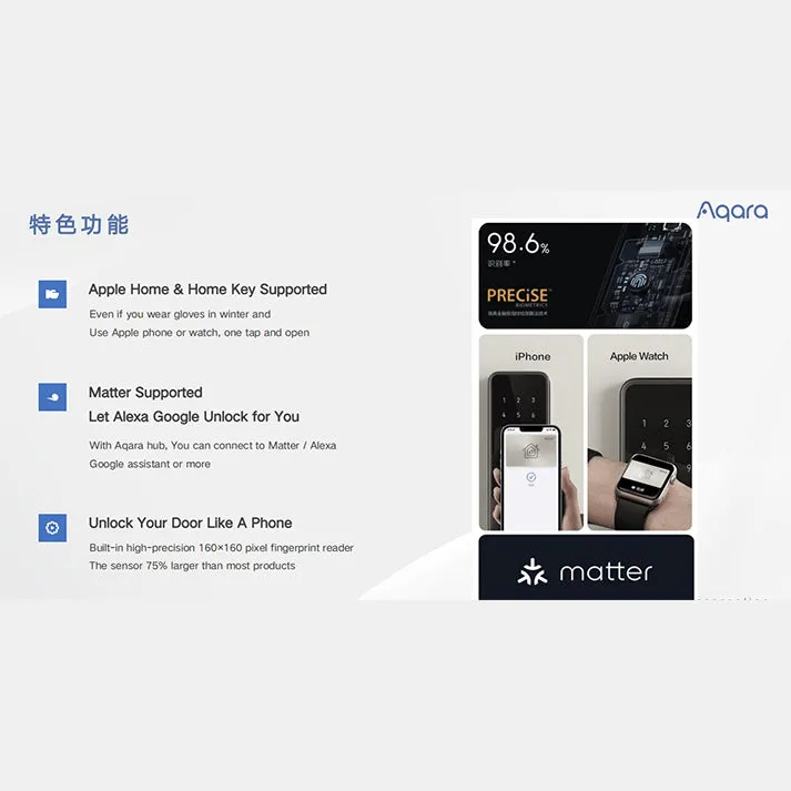 AQARA U100 Smart Door Lock