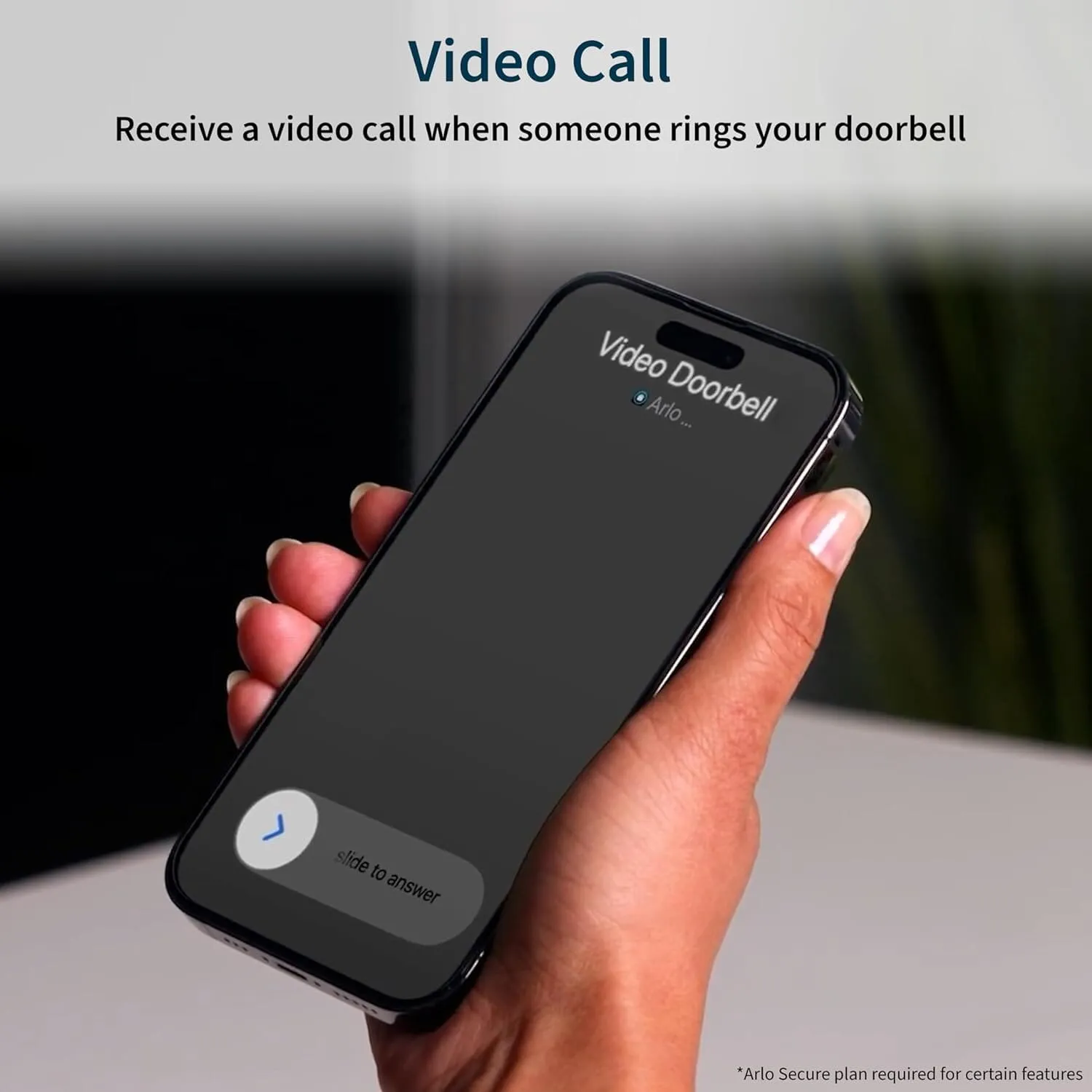 Arlo Video Doorbell 2K (2nd Generation) – Battery Operated or Wired Doorbell  (Refurbished)