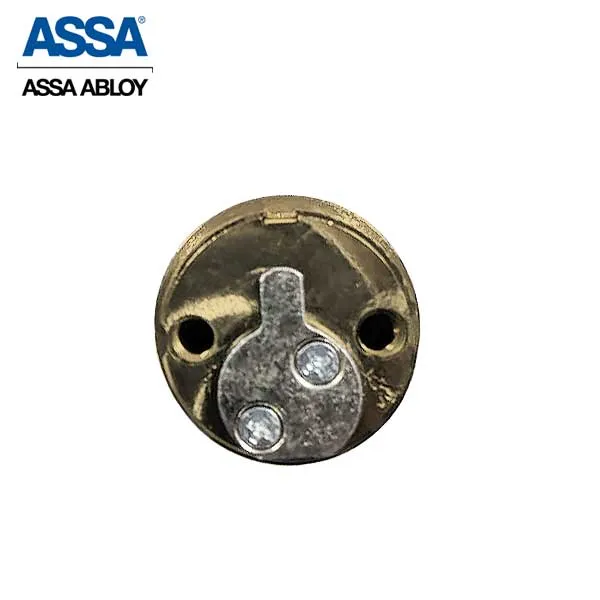 ASSA - MAX  / Maximum   Security Restricted Mortise Cylinder - 1-1/8" - KA - 605 - Bright Brass