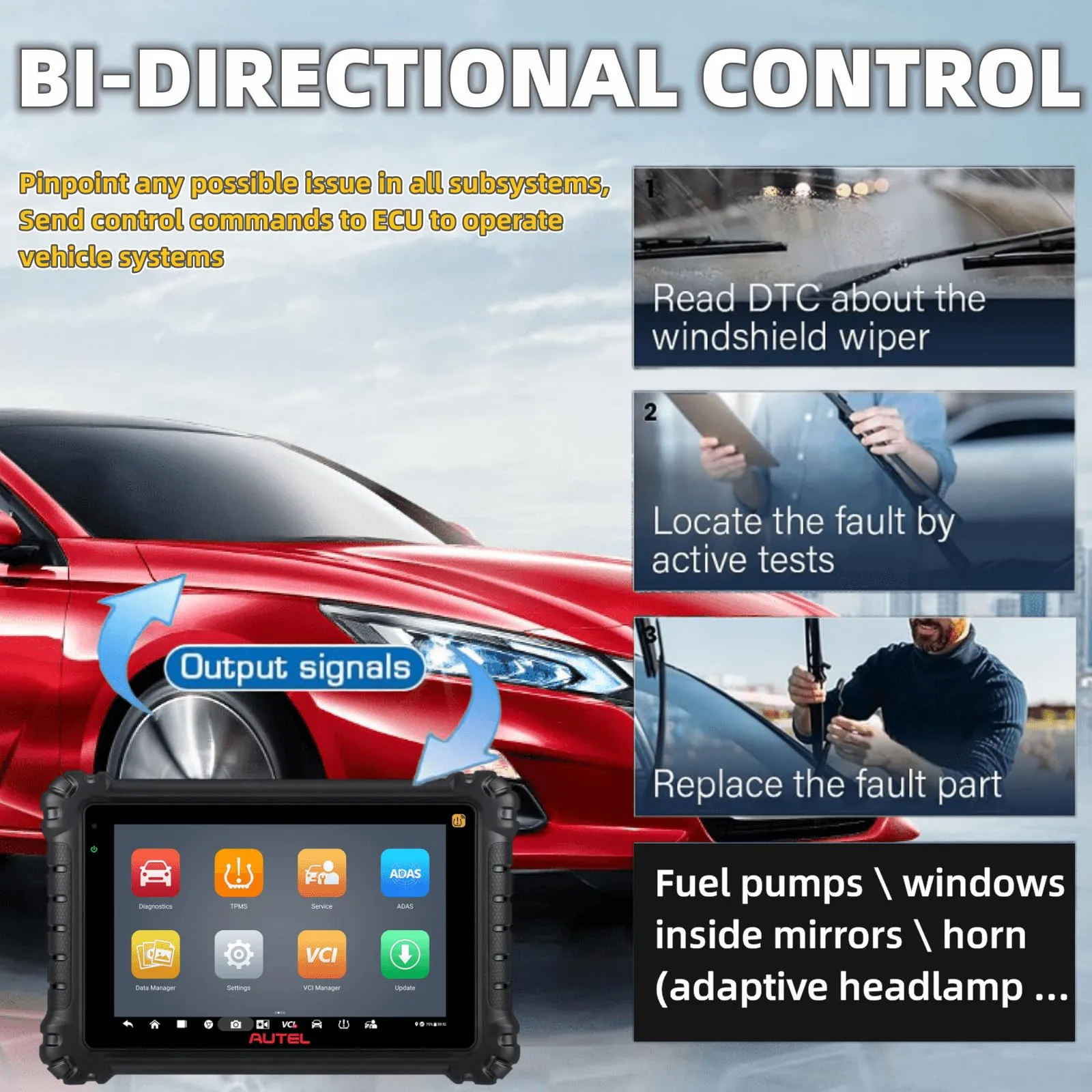 Autel MaxiSys MS906 Pro-TS Full System Diagnostic OBDII Scanner Tool 2024 Newer Up of MS906 Pro MS906BT MS906TS MK908, Top TPMS Diagnostic & ECU Coding, Active Test, 36  Service, Full TPMS, Auto Scan