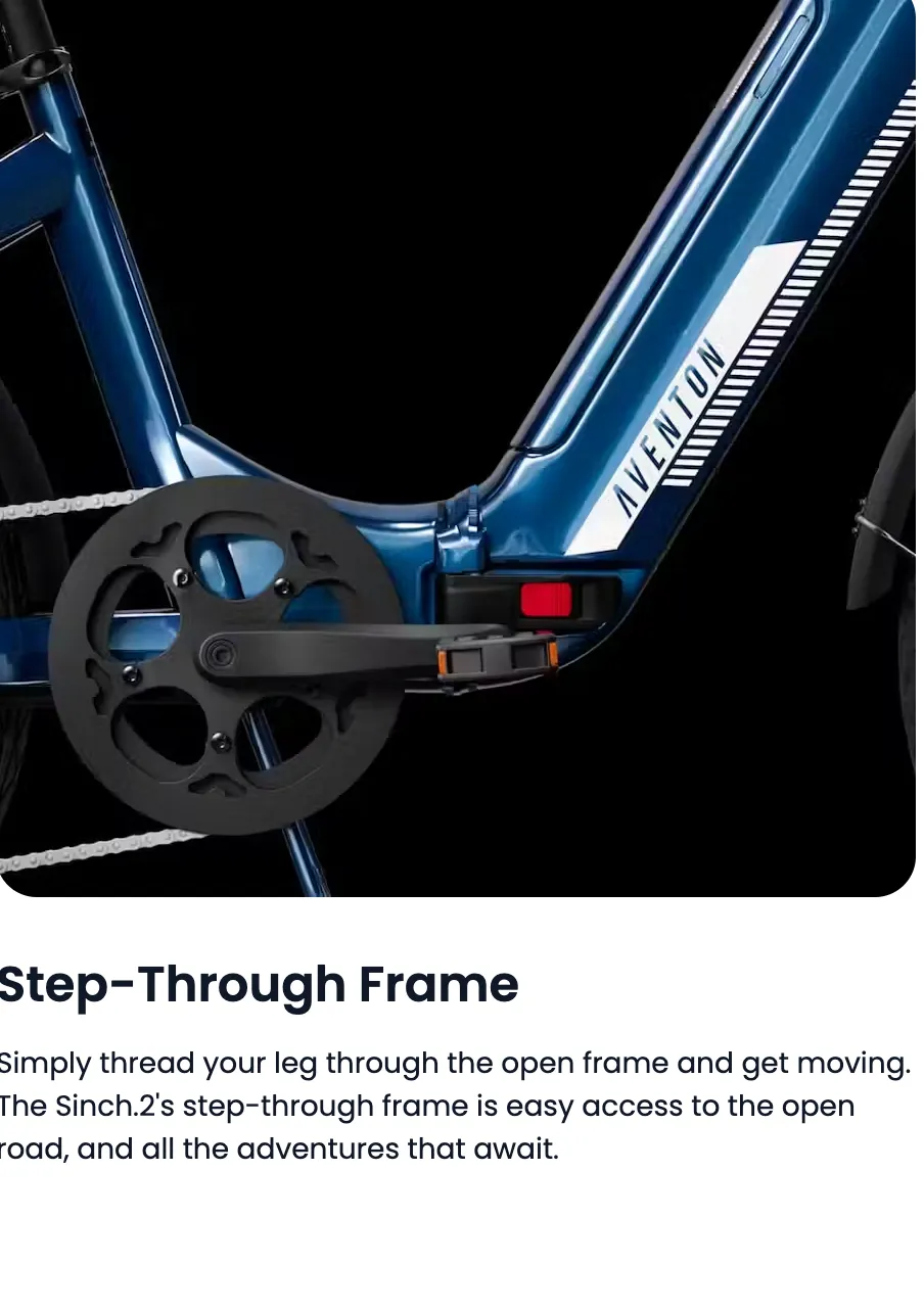 Aventon Sinch.2 Fat Tire Step Thru Folding Electric Bike