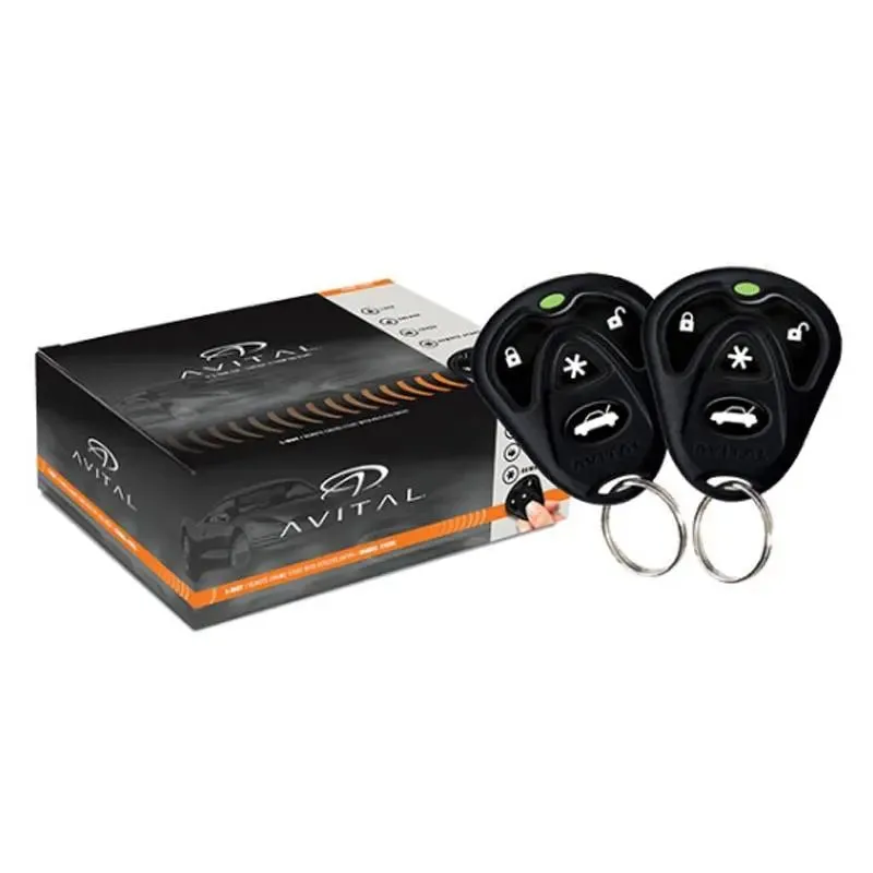 Avital 3100LX Car Security System Keyless Entry Failsafe Starter Kill