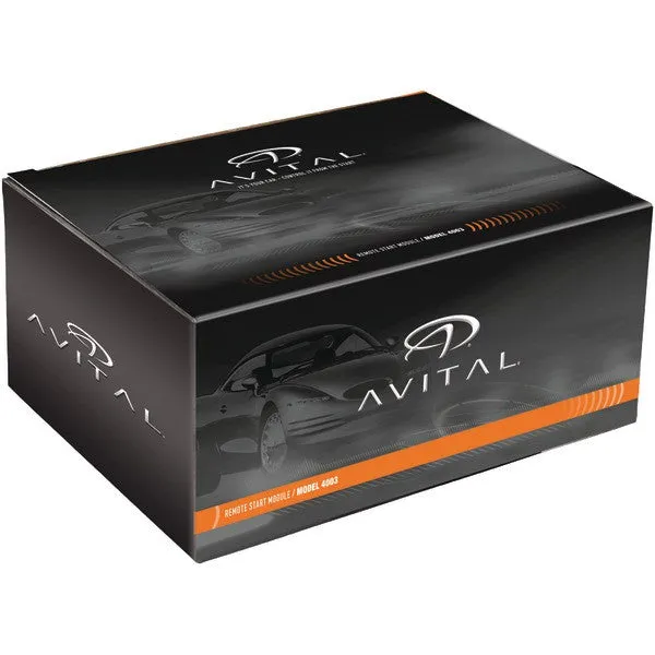 AVITAL 4003L 4003L OEM Add-on Remote-Start System for Factory Keyless Entry Systems