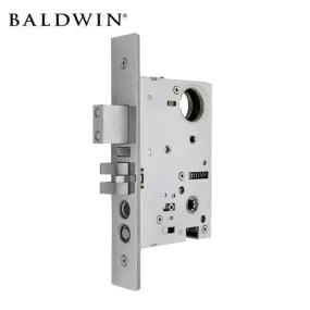 Baldwin - 6320 - Mortise Lock - 2 1/2" Backset - Entrance - Optional Handing - 260 - Polished Chrome