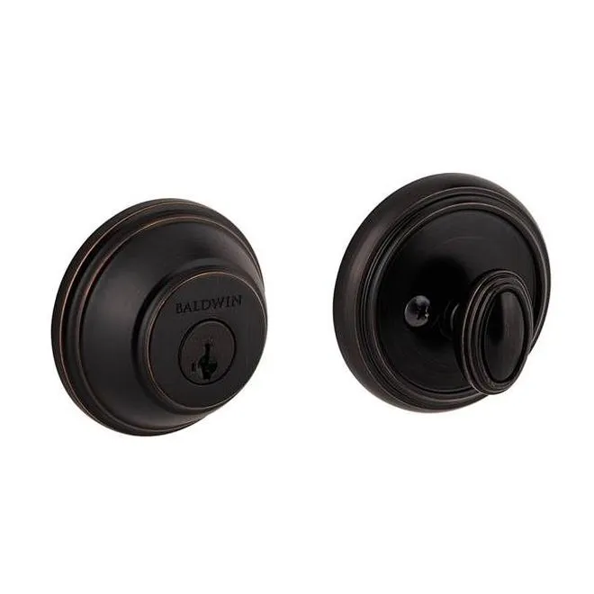 Baldwin Prestige  Cylinder Deadbolt with RCAL Latch; RCS Strike