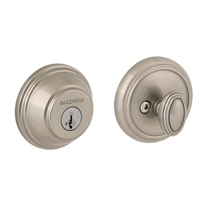Baldwin Prestige  Cylinder Deadbolt with RCAL Latch; RCS Strike