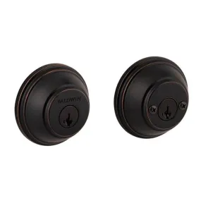 Baldwin Prestige  Round Double Cylinder Deadbolt with RCAL Latch; RCS Strike