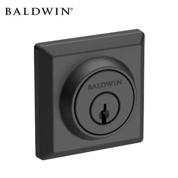Baldwin Reserve - SC.TRD - Traditional Square Deadbolt - Singl Cyl - 112 - Venetian Bronze- Grade 2