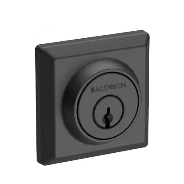 Baldwin Reserve - SC.TRD - Traditional Square Deadbolt - Singl Cyl - 112 - Venetian Bronze- Grade 2