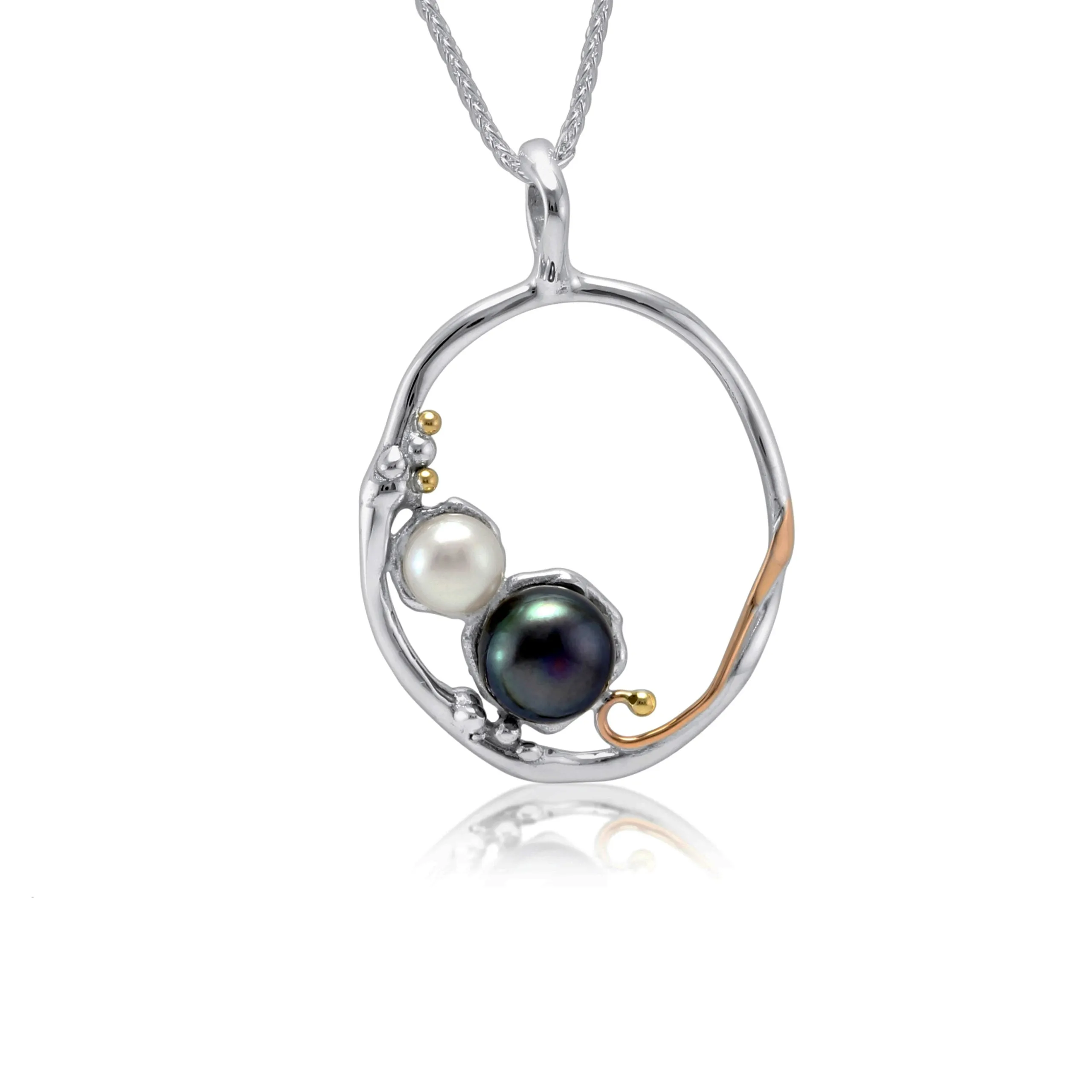 Banyan Organic Pearl Duo Necklace