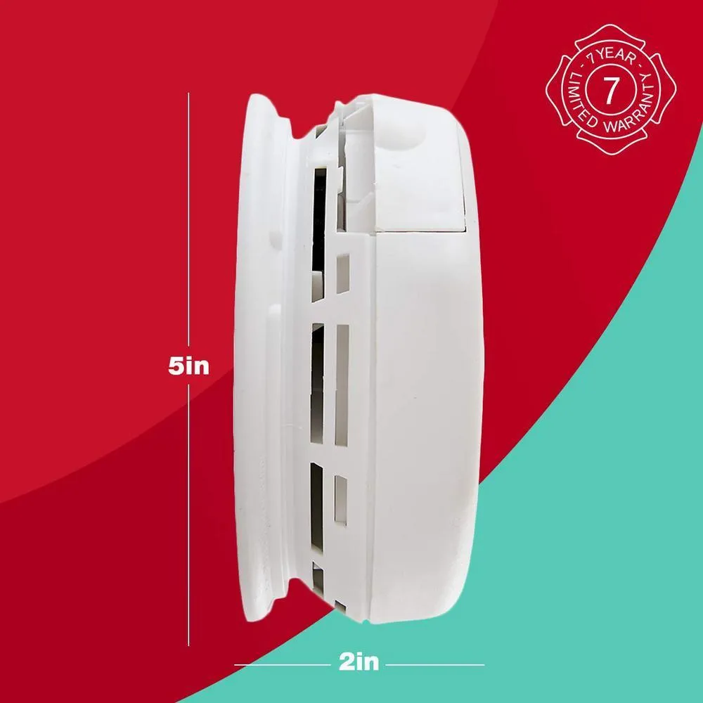 Battery Operated Combination Smoke and CO Detector Z-Wave Wireless