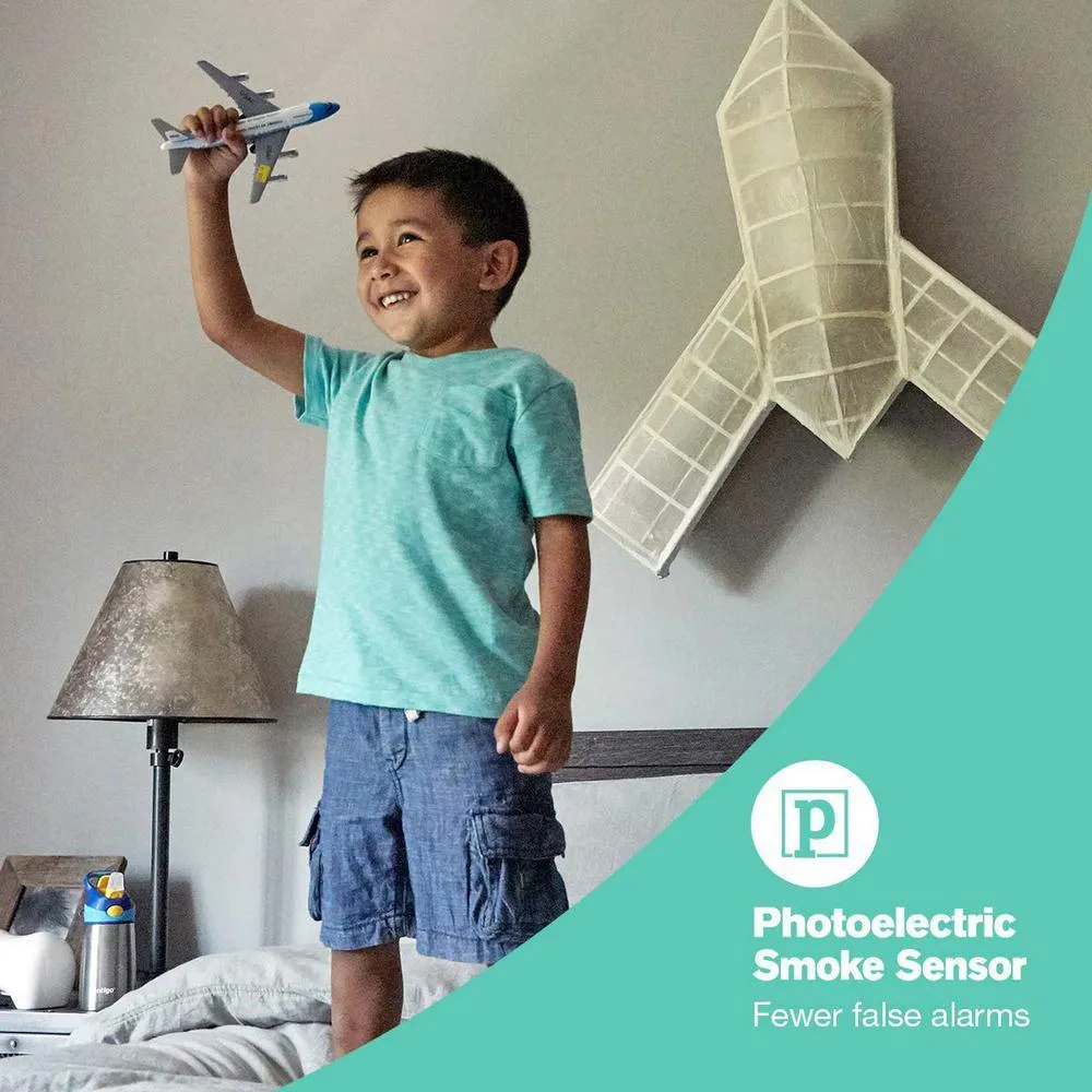 Battery Operated Combination Smoke and CO Detector Z-Wave Wireless