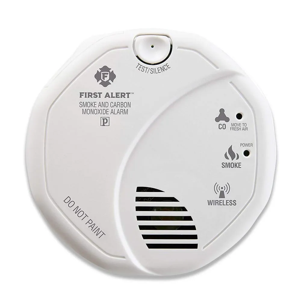 Battery Operated Combination Smoke and CO Detector Z-Wave Wireless