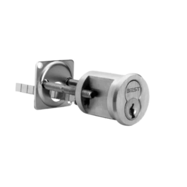 BEST - E Series - Rim Cylinder Housing Standard - SFIC - 7 Pin Chromium Plated Satin Chrome 26/US26D finish