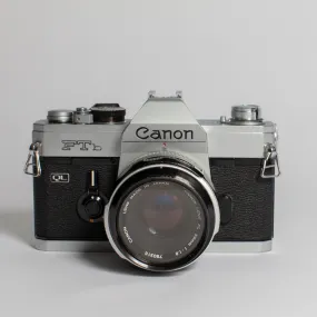 Canon FTb QL w/ 50mm 1.8 FL lens