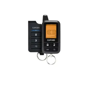 Clifford 3305X 1/4 Mile Range ESP2 Keyless Entry System 2-Way Security System